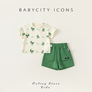 宝宝夏装婴幼儿夏季套装男宝短袖两件套1一3岁婴儿衣服男童童装潮