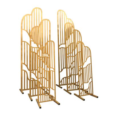 2019婚庆道具欧式铁艺屏风路引海誓山盟中式复古婚礼装饰背景