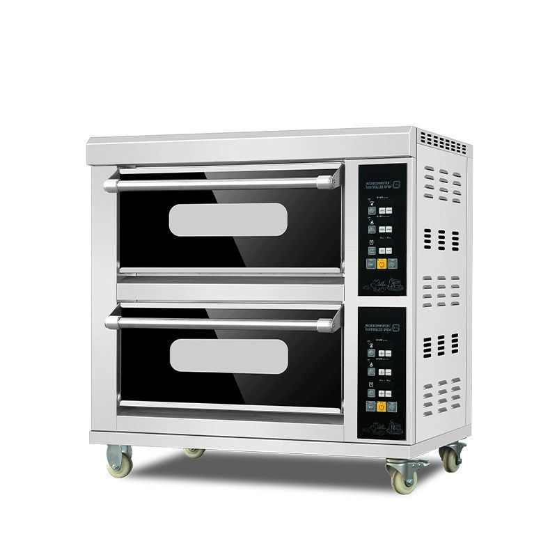 京本电烤箱商用摆摊烘焙烤饼蛋糕月饼烤饼大容量一层两盘大型烤炉