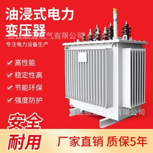 全密封三相油浸式 100KVA 电力变压器S9S11S13 0.4KV