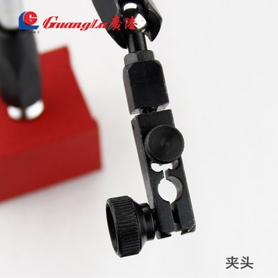 广陆磁性表座强力表杆底座万向磁力百分表座加长支架配件测头磁力