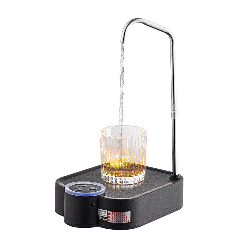 伙妹电动抽水器定量桌桶两用自动上水器充电桶装吸水器托盘压水器