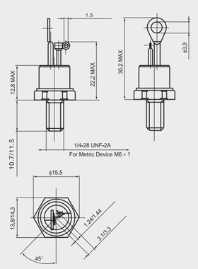 25RIA120 50RIA120 140 160  25A晶闸管 可控硅50A 10 16 40 RIA