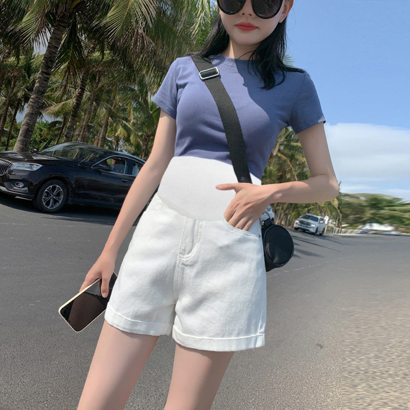 孕妇短裤夏天外穿2023新款小个A子牛仔裤夏季薄款孕早期打底裤夏,孕妇装/孕产妇用品/营养,孕妇打底裤,淘宝优惠券,粉丝福利购,淘宝优惠卷