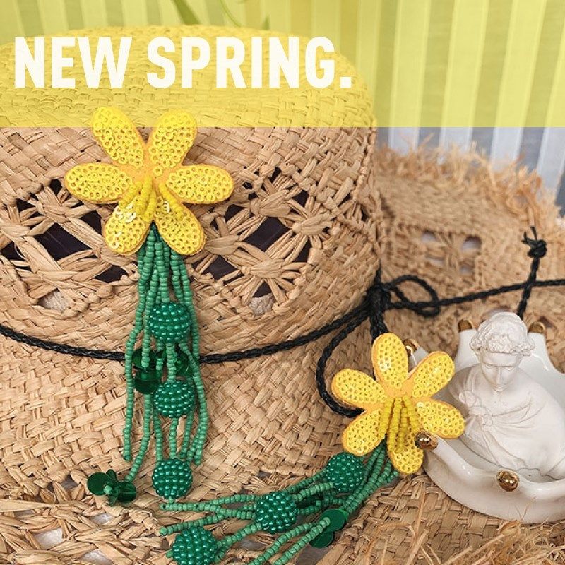 2024繁花新款小众串珠花朵流苏长款花瓣度假夸张拍照网红耳环耳夹,饰品/流行首饰/时尚饰品新,耳环,淘宝优惠券,粉丝福利购,淘宝优惠卷