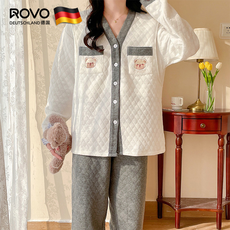 秋冬款月子服纯棉空气棉带胸垫产后喂奶孕妇睡衣产妇家.居服套装,孕妇装/孕产妇用品/营养,家居服套装,淘宝优惠券,粉丝福利购,淘宝优惠卷