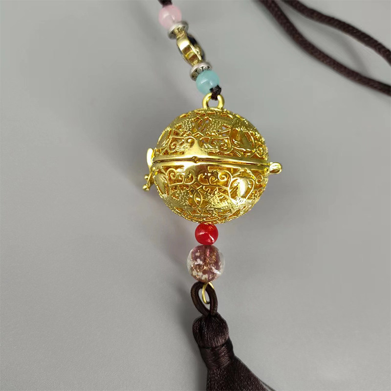 陕西历史博物馆唐葡萄o花鸟纹香囊球镂空车载挂件汉服配饰国风礼,居家日用,香包/香囊,淘宝优惠券,粉丝福利购,淘宝优惠卷