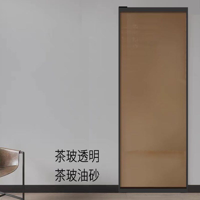厨房卫生间无轨推拉幽灵门隐形轨道平J移门厕所悬浮门尾款专拍图片