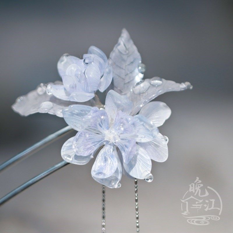 巫山雾 热缩花簪琉璃发簪古风步摇流苏簪子u型发钗国风新中式汉服,饰品/流行首饰/时尚饰品新,发饰,淘宝优惠券,粉丝福利购,淘宝优惠卷