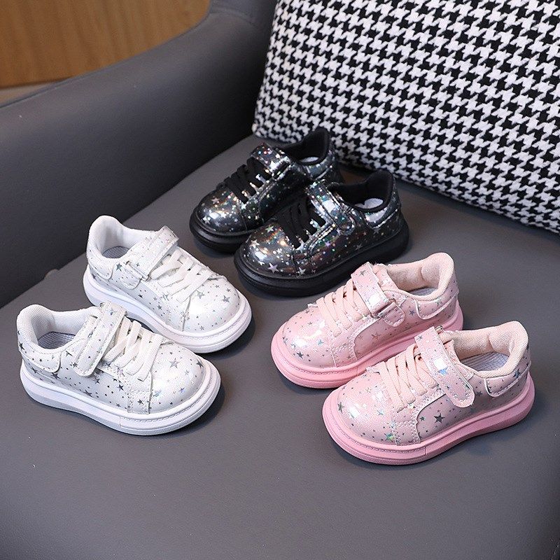 时尚小孩儿童板鞋1-6岁3女童春秋新款皮面休闲鞋百搭小白鞋休闲鞋,童鞋/婴儿鞋/亲子鞋,运动鞋,淘宝优惠券,粉丝福利购,淘宝优惠卷