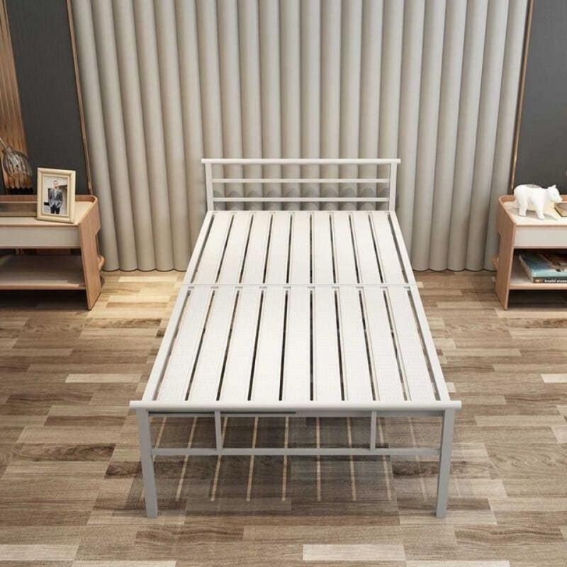 折叠床单人床家用简易床小户型铁床午休床.米双人成人床钢丝床Sx