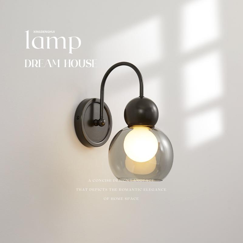 卧室床头壁灯艺术轻奢高级感极简楼梯房间门口玄关墙灯2024新款