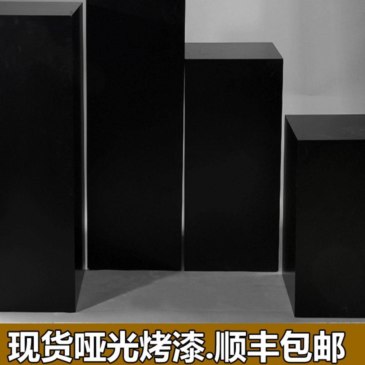木质烤漆展示台橱窗地台模特底座珠宝首饰展示柜陈列柜方形架货柜