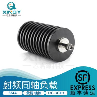 XINQY大功率射频同轴负载DC-3G/50WSMA公头测试堵头短路器