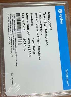 whatman聚碳酸酯膜10418412(原货号111115）