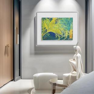 现代抽象油画肌理装饰画客厅挂画卧室版画高级简约感艺术画玄关