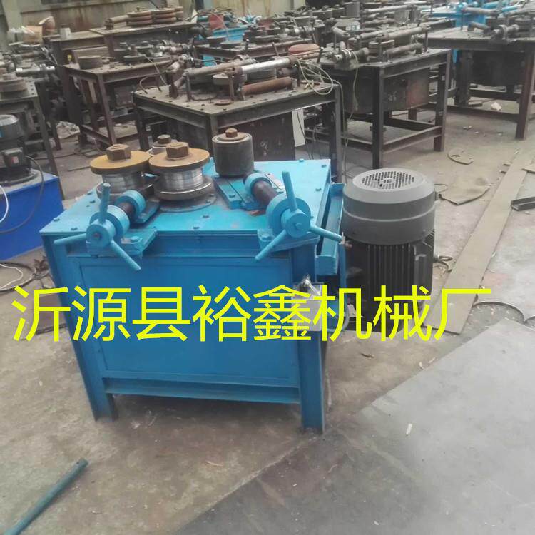 电动钢筋卷圆机小型铁丝打圈机弯弧机手动槽钢扁铁压圆机弯箍机