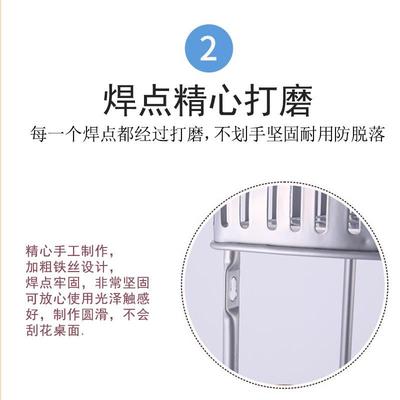 台面三角置物架壁挂厨房免打孔卫生间铝合金收纳架子浴室大号新款