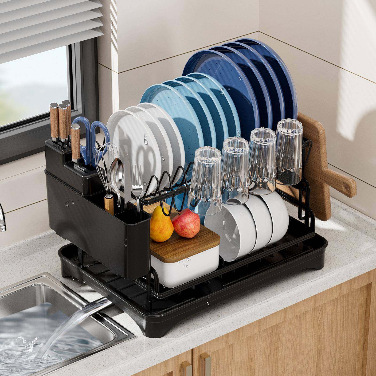 厨房碗架沥水架多功能碗盘碗筷收纳架家用碗柜放碗碟置物架,鲜花速递/花卉仿真/绿植园艺,割草机/草坪机,淘宝优惠券,粉丝福利购,淘宝优惠卷