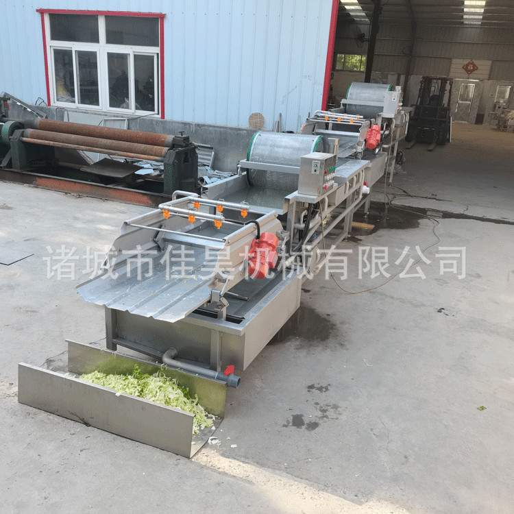 中央厨房洗菜设备 预制菜气泡洗菜机 蔬菜旋涡清洗机设备