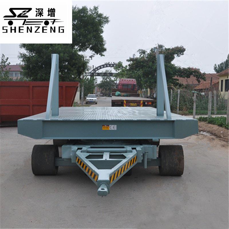 50吨重型平板运输拖车牵引平板车场内运输工具拖车