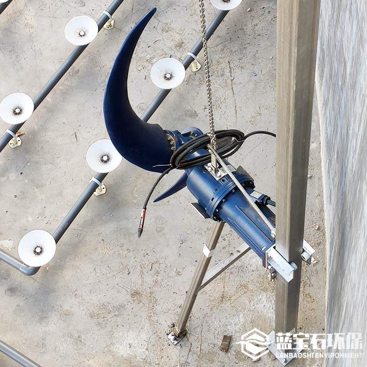 螺旋桨推流式搅拌器 QDT1400/42-2.2耦合式水下推进器 低速推流器