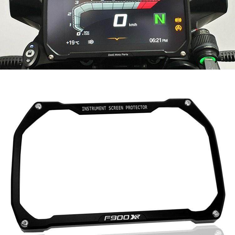 适用于宝马F900RF900XR改装液晶仪表盖铝合金仪表罩屏幕保护罩