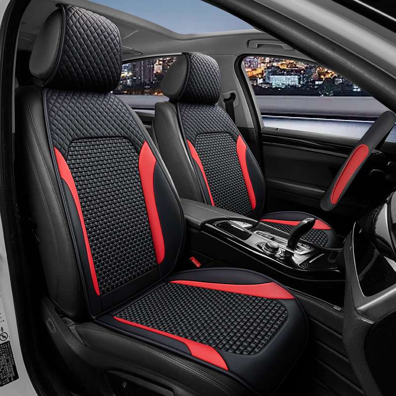 夏季冰丝汽车座垫马鞍垫四季通用汽车座椅套简约坐垫夏天专用凉垫