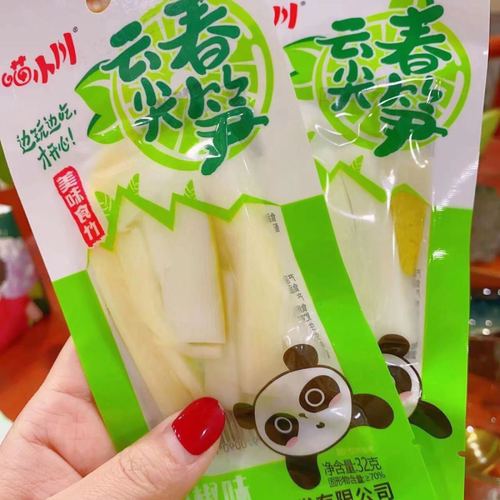 喵小川32克云尖春笋魔芋山庄竹笋条泡椒味酸辣春笋新鲜零食批发