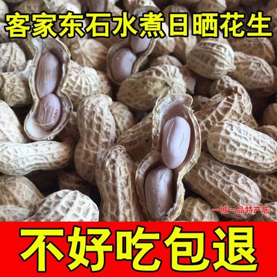客家梅州平远东石花生秋花生水煮日晒干天然原味咸干农家特产
