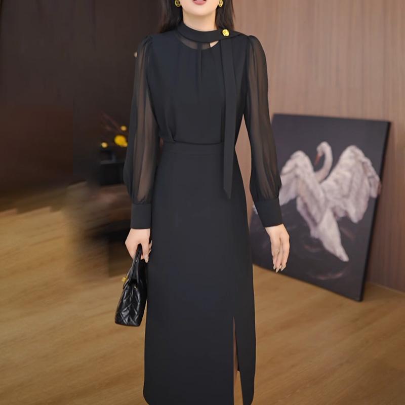 连衣裙2025新款女夏秋今年流行