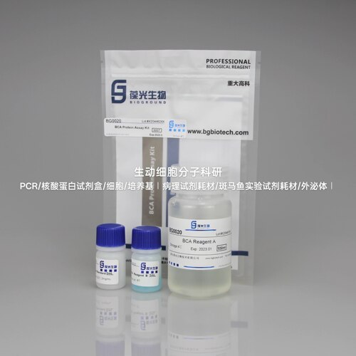 BCA蛋白定量分析试剂盒,比色法测定总蛋白浓度,高灵敏度,高稳定性