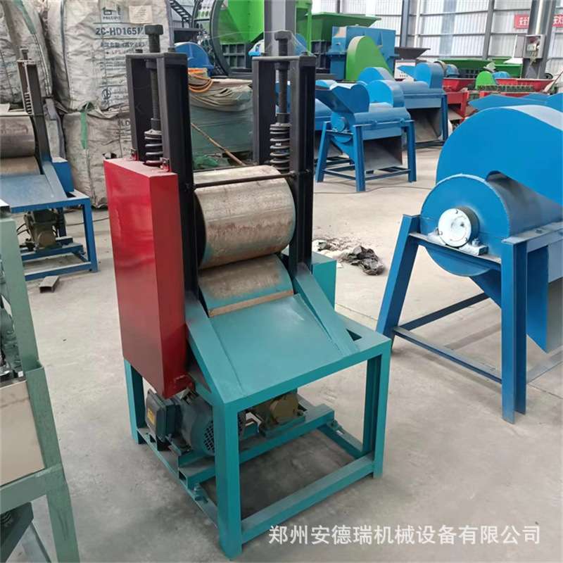 丝瓜络压扁机 家用天萝筋压片机安德瑞大小型丝瓜网挤扁机