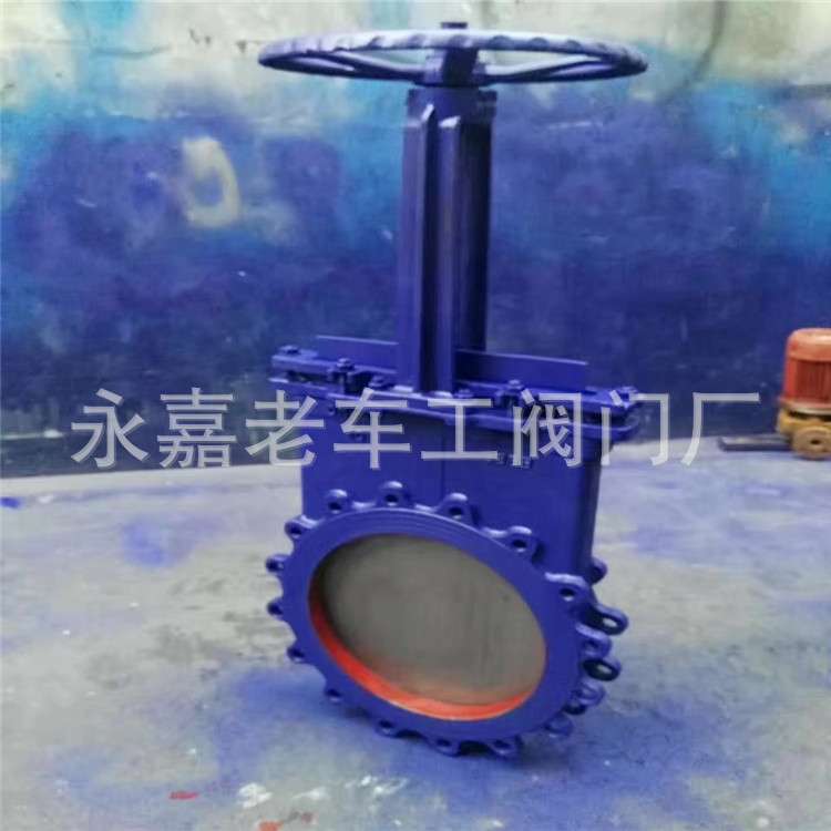 手动铸钢刀型闸阀 明杆刀型闸阀 刀型闸阀 DMZ73X/H/F-16 DN600