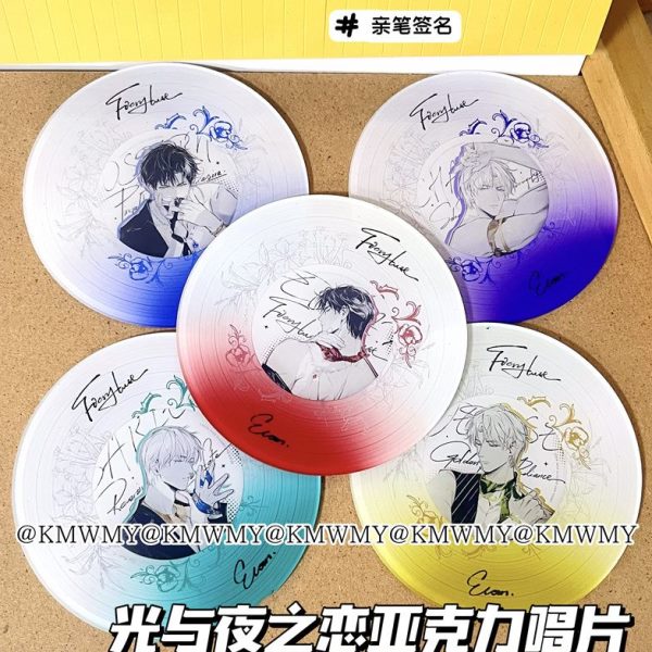 自制光拍照红cd唱片书恋颜值礼物同款小周边新款亚克力高与夜之