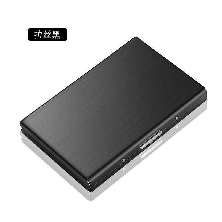多功能防磁卡包防盗刷便携银行卡信用卡多卡位卡套不锈钢钱包男款