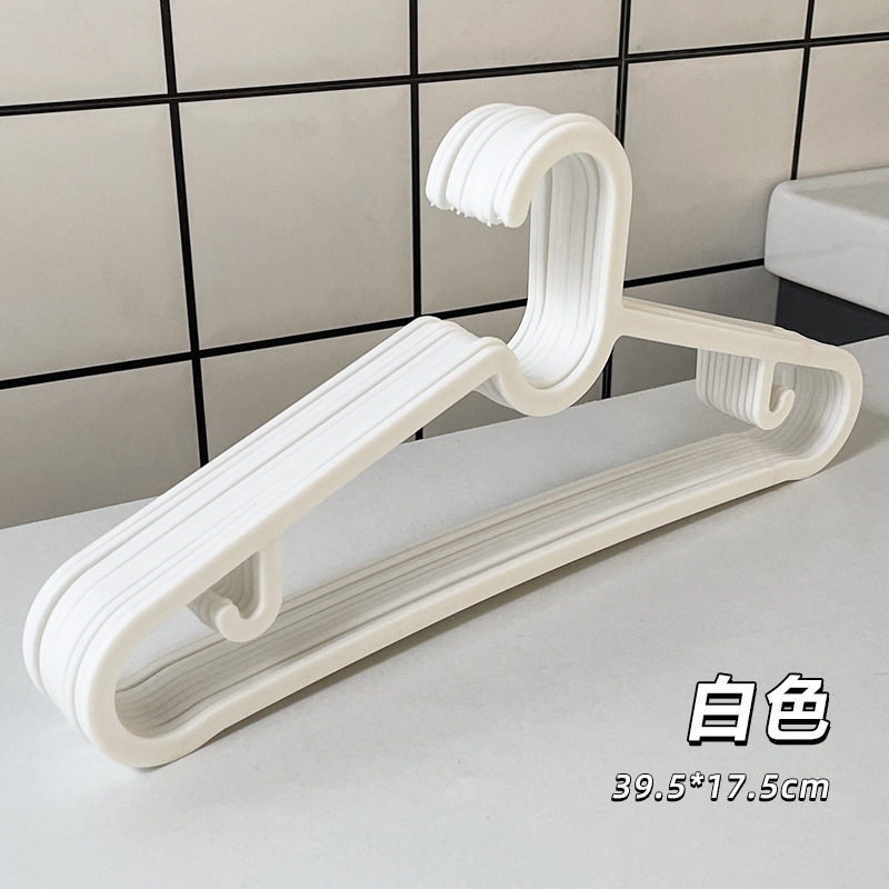 家用衣架防滑晾晒塑料衣撑黑色衣挂加厚学生斯汀潮牌撑子阳台挂衣