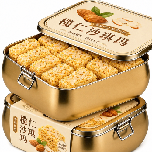 广州白天鹅榄仁无糖手工沙琪玛