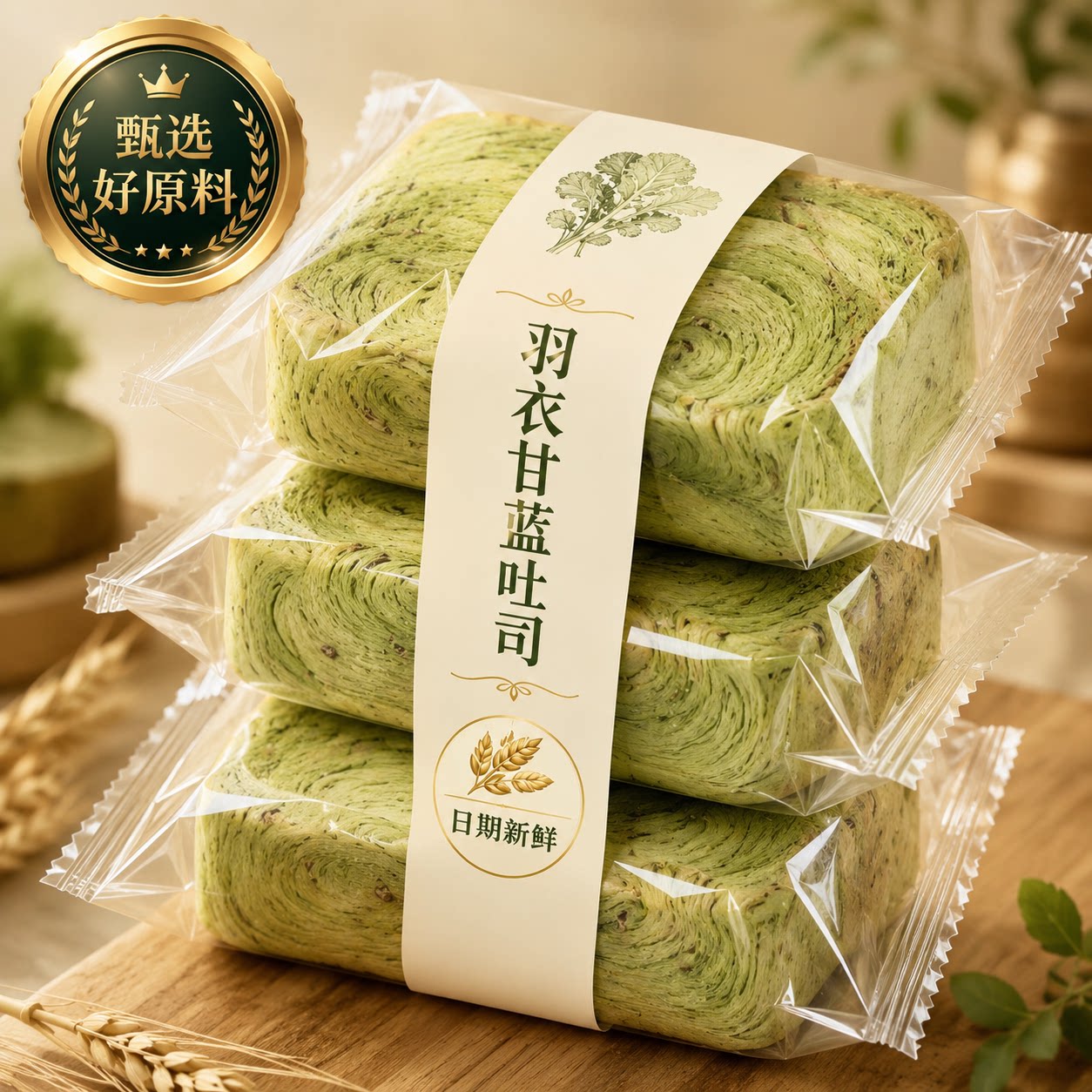 羽衣甘蓝全麦厚切吐司0脂蓝莓桑葚星空莓野坚果粗粮代餐早餐面包