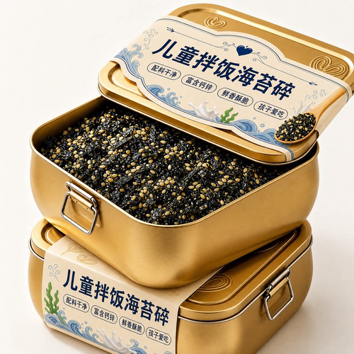 无添加海苔碎拌饭肉松紫菜婴童