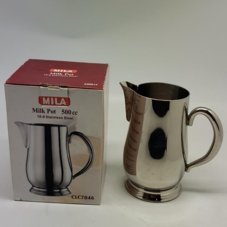 MILA宫廷拉花杯钢杯拉花杯500cc奶泡壶拉花缸茶壶不锈钢宫廷壶