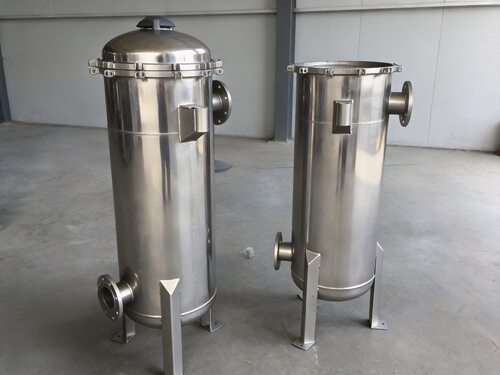 60T/h两袋式滤袋过滤器去除颗粒