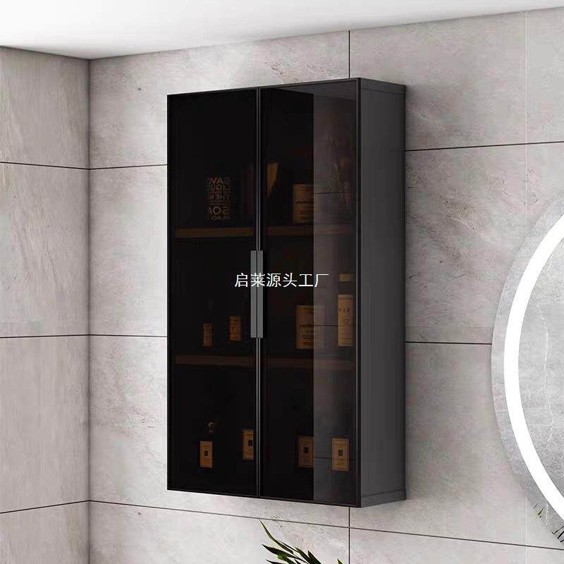 新款铝合金吊柜厨房浴室墙壁挂柜防水防潮阳台卫生间收纳柜挂墙