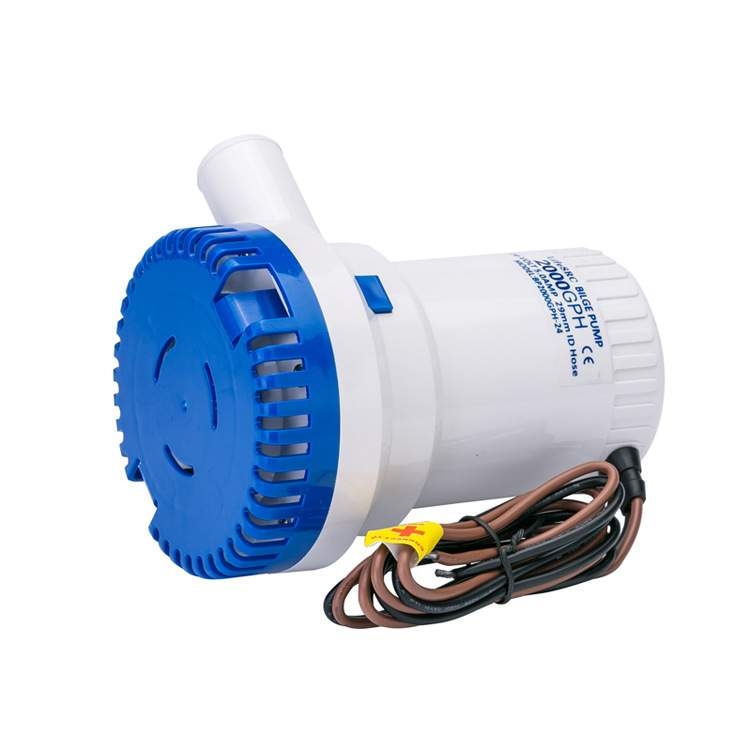 出口欧美 船用舱底泵直流12V24V游艇排水泵 2000GPH潜水泵