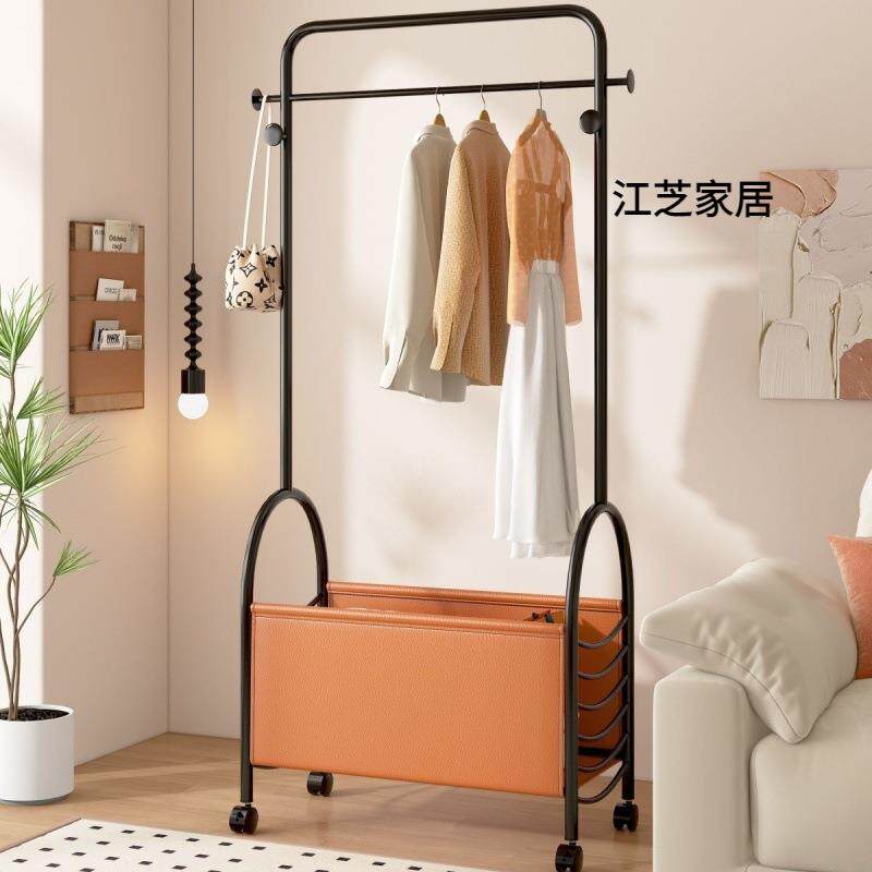 衣架卧室落地挂衣架家用简易开放式衣柜衣帽间架子组装置物架货柜
