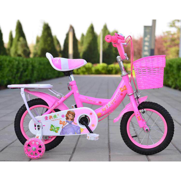 公主型儿童自行车3-6-8-9岁中大童脚踏车4-5岁小孩童车女孩单车