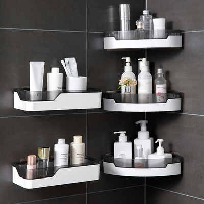 浴室置物架免打孔三角墙角卫生间墙上壁挂式储物厕所洗漱台收纳架
