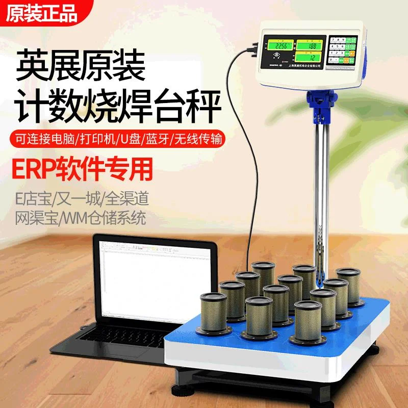 RS232串口数据传输电子秤台秤 落地式工业仓库秤 精密计数电子称