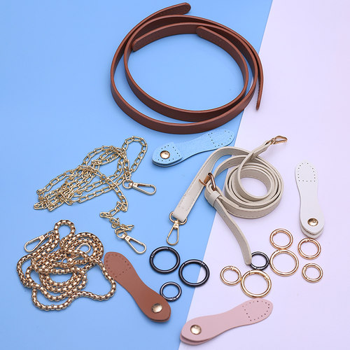 包带包链手工钩针钩织编织链条