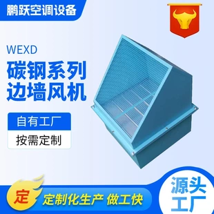 碳钢边墙轴流风机餐厅后厨工业用换气风机大功率碳钢边墙轴流风机